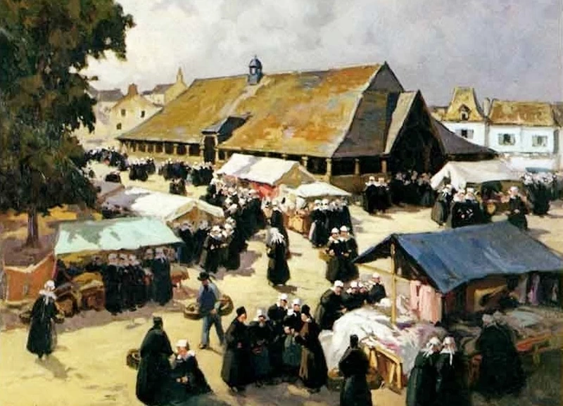 Giorno di mercato a Faouët